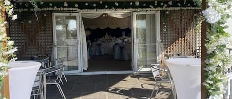 Espace mariage en plein air