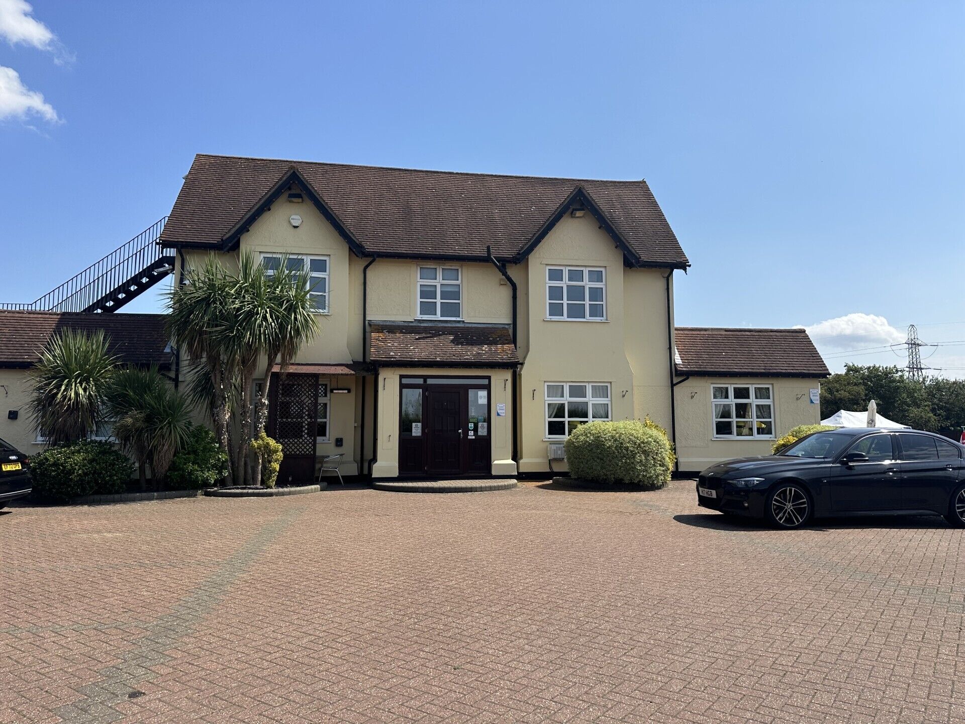 Fassade der Unterkunft