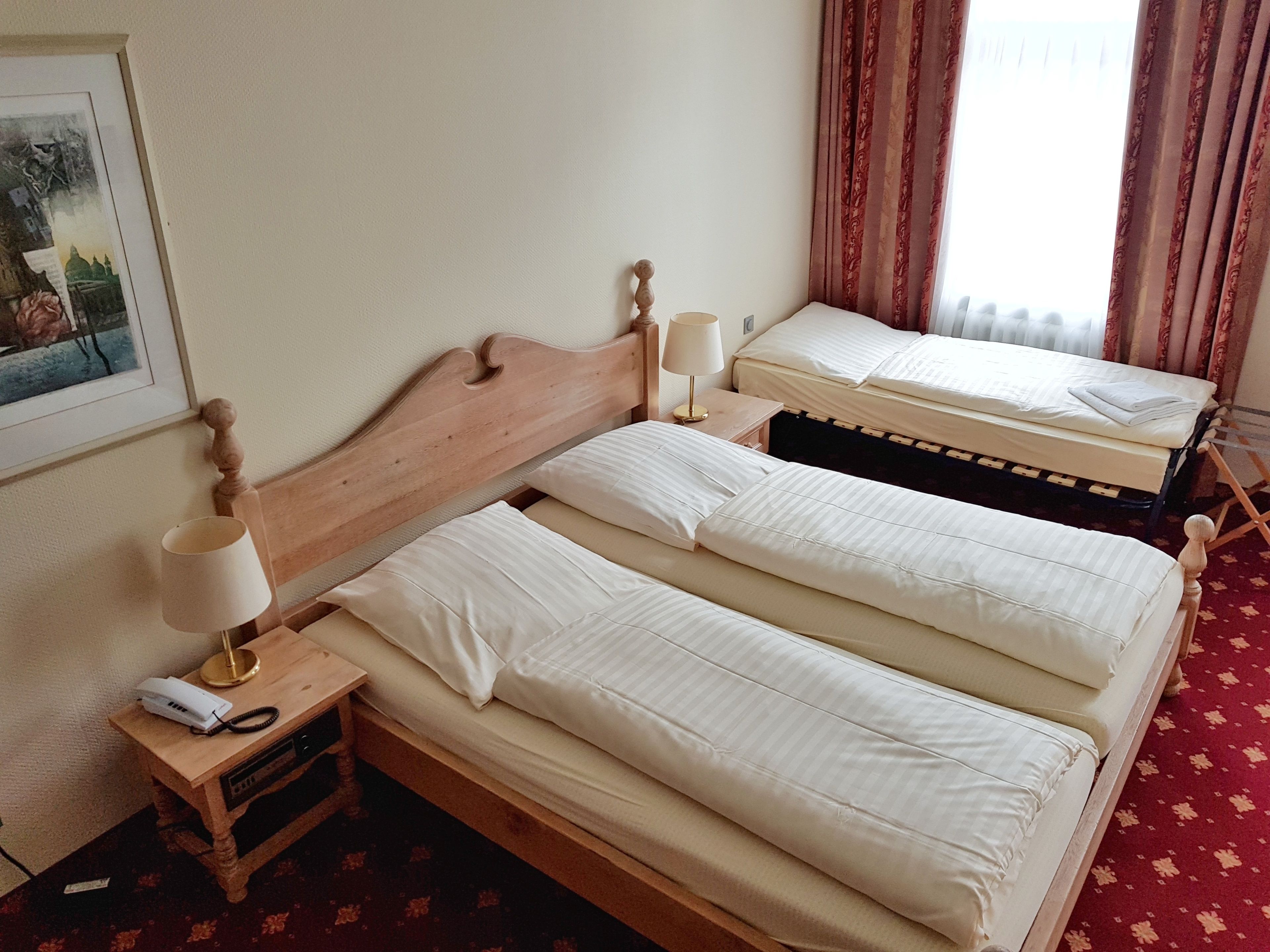 triple room | in-room safe, desk, blackout curtains, soundproofing