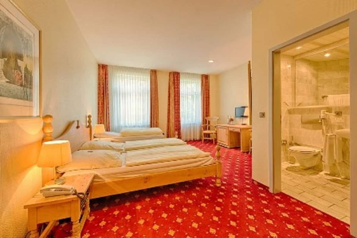 triple room | in-room safe, desk, blackout curtains, soundproofing