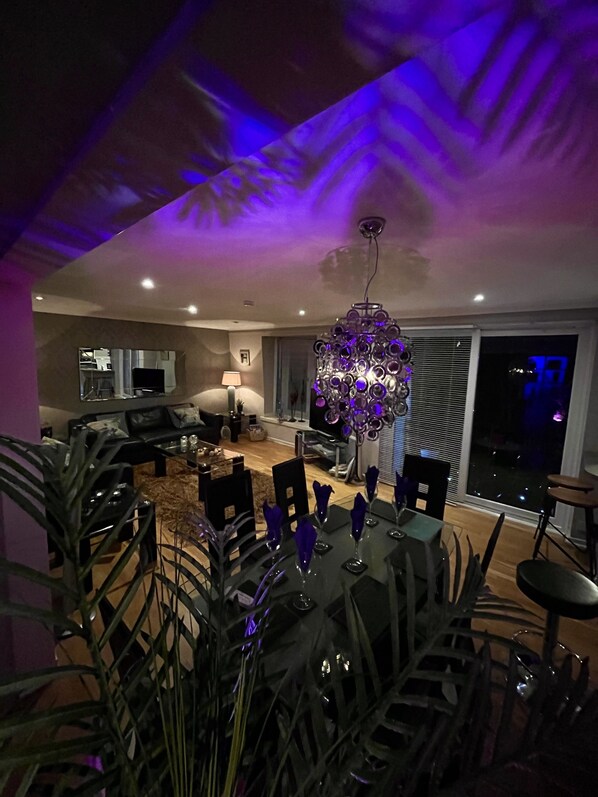 Luxury Penthouse, 3 Bedrooms (Apartment ) | Living area | Flat-screen TV, DVD player - Gleneagles Lettings (Auchterarder)