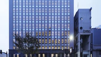 Front of property – evening/night