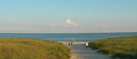 Beach nearby, sun-loungers