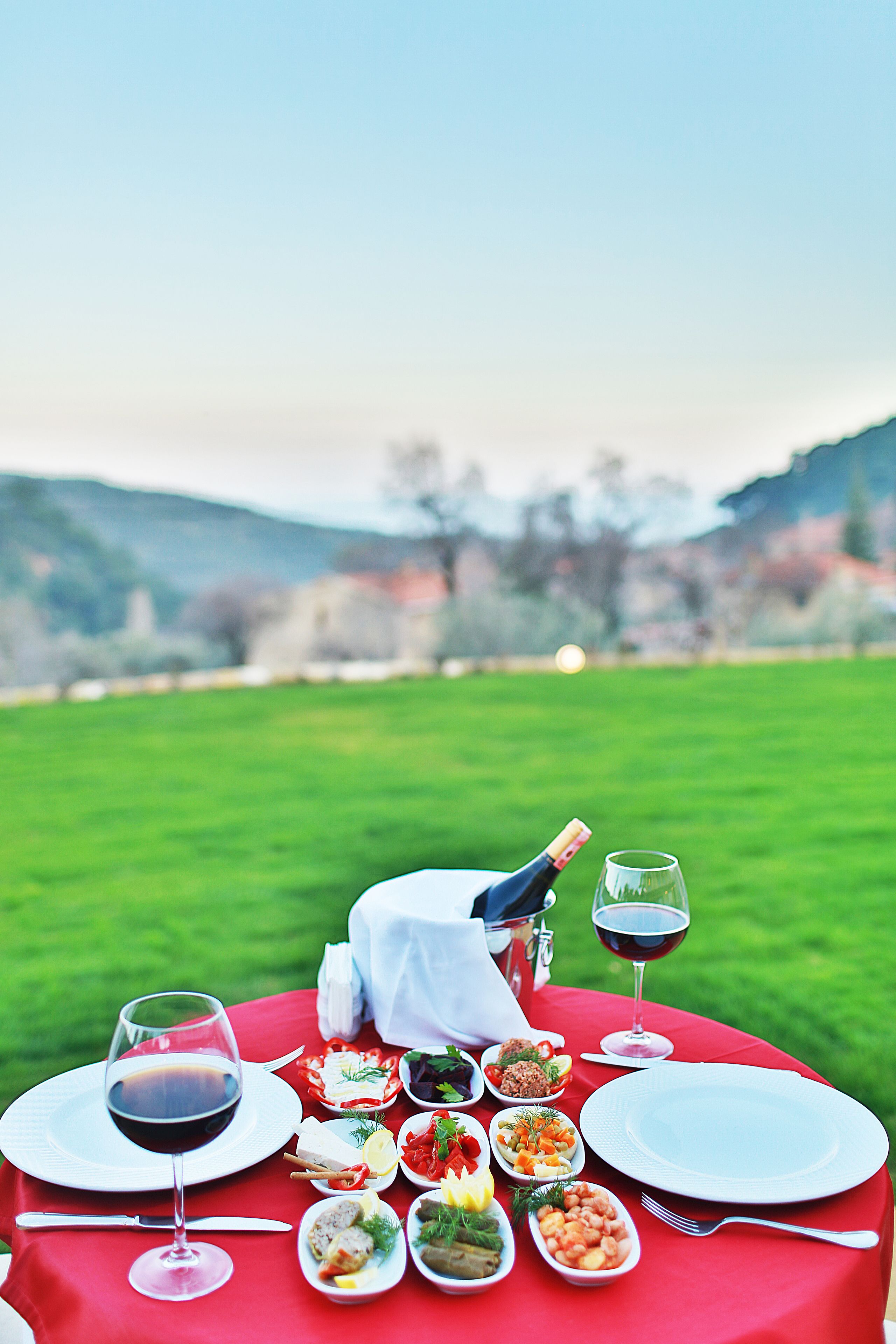 lunch and dinner served