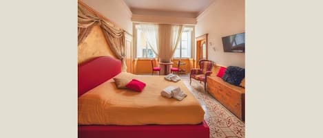 Chambre Double, 1 grand lit (Oro) | Literie de qualité supérieure, minibar, coffres-forts dans les chambres