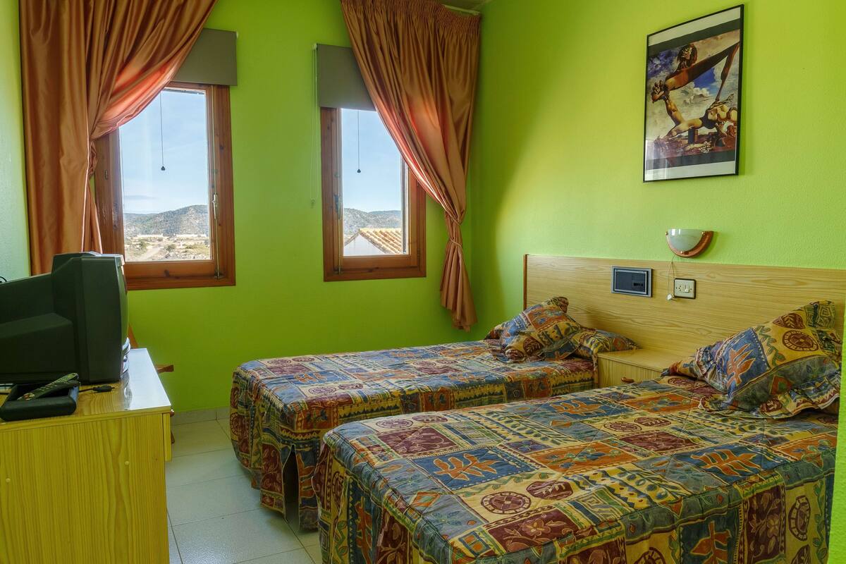 Habitación doble | Cunas gratuitas, camas extra, wifi gratis y ropa de cama