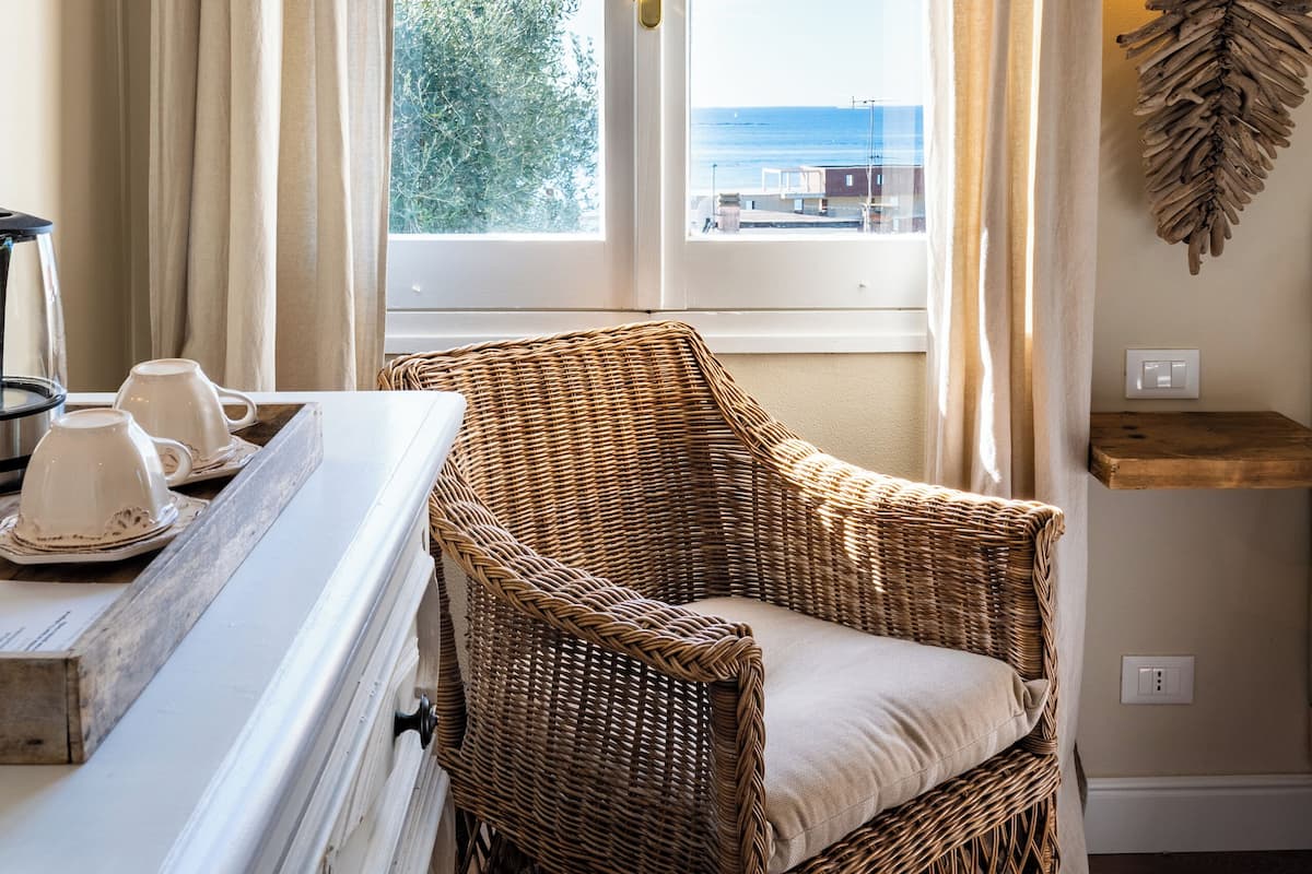 Classic Room Plus Vista Mare | 1 bedroom, premium bedding, in-room safe, free WiFi