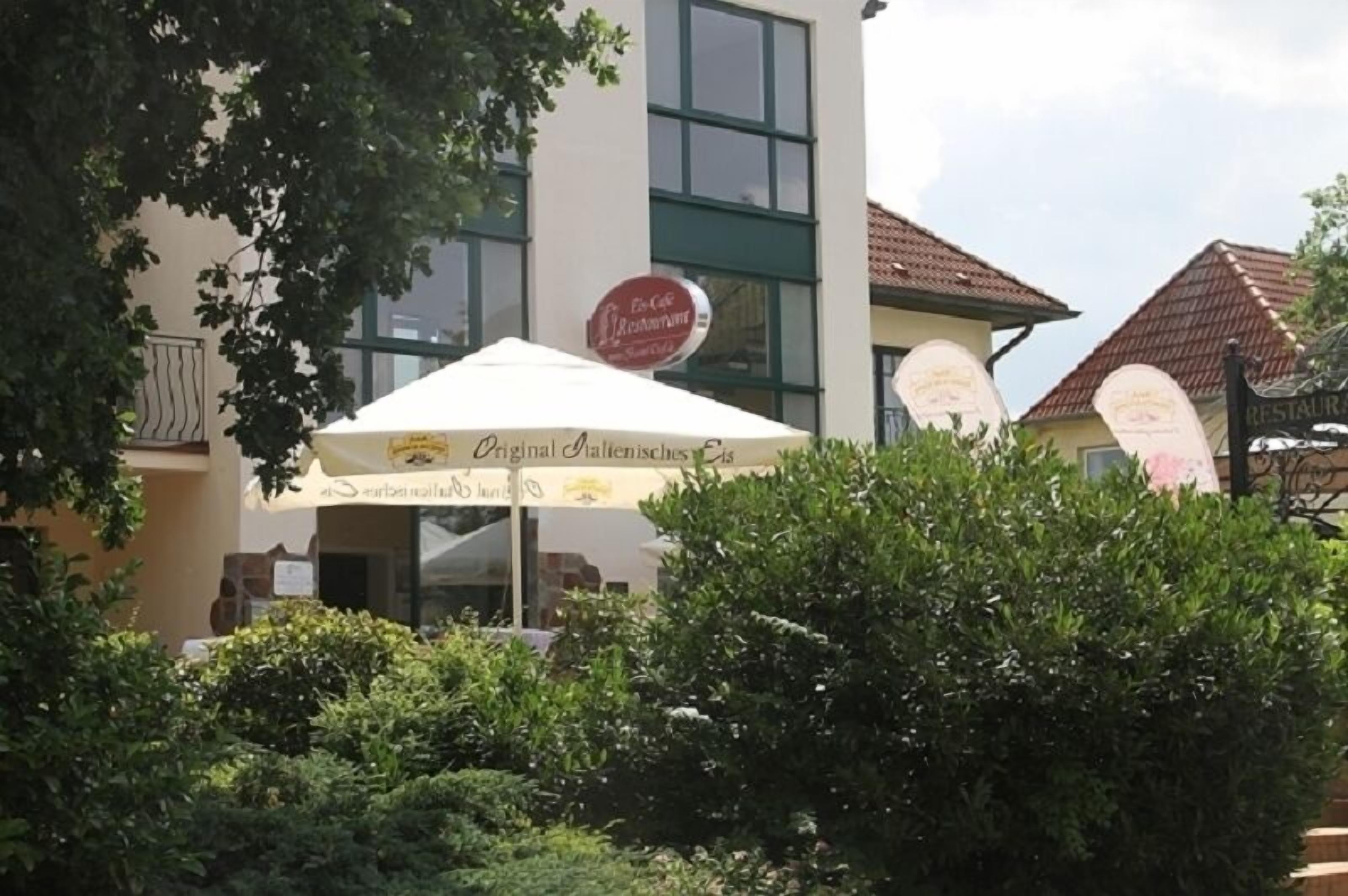 A building with a sign that reads "Original Austrian Restaurant."