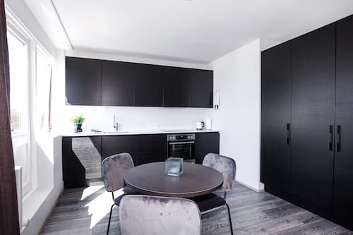 Penthouse, 1 Schlafzimmer, Balkon, Bergblick