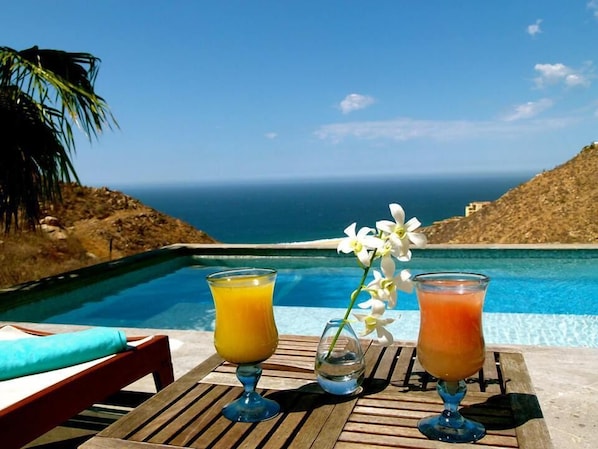 Outdoor pool, a heated pool - Stunning View! Luxury Villa (Cabo San Lucas)