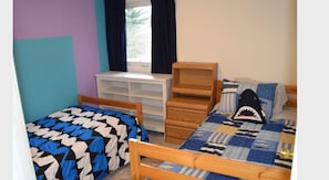 2 bedrooms, in-room safe, iron/ironing board, WiFi