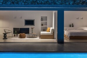 1 bedroom, Internet, bed sheets - Breathtaking view from the highest point in Santorini (Santorini)