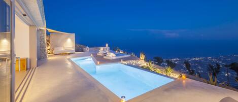 Una piscina riscaldata