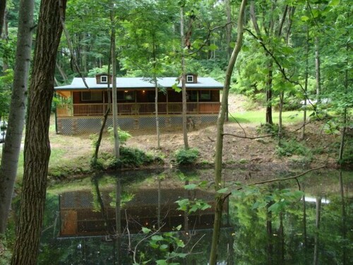 Hickory Grove Cabin On 8 Acres With Private Fishing Pond.