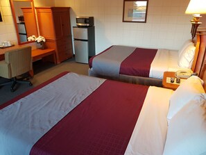 Comfort tweepersoonskamer, 2 queensize bedden, niet-roken | Minikoelkast