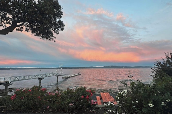 Candy Cotton skies from oceanfront views.