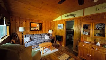 Smart TV, DVD player, books
