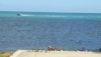 On the beach, beach towels