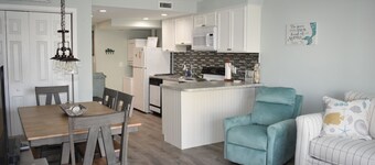 Ocean City Maryland Condo, havside 50 skritt til stranden! 