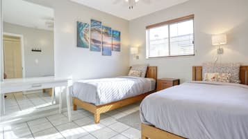 2 bedrooms, iron/ironing board, free WiFi, bed sheets