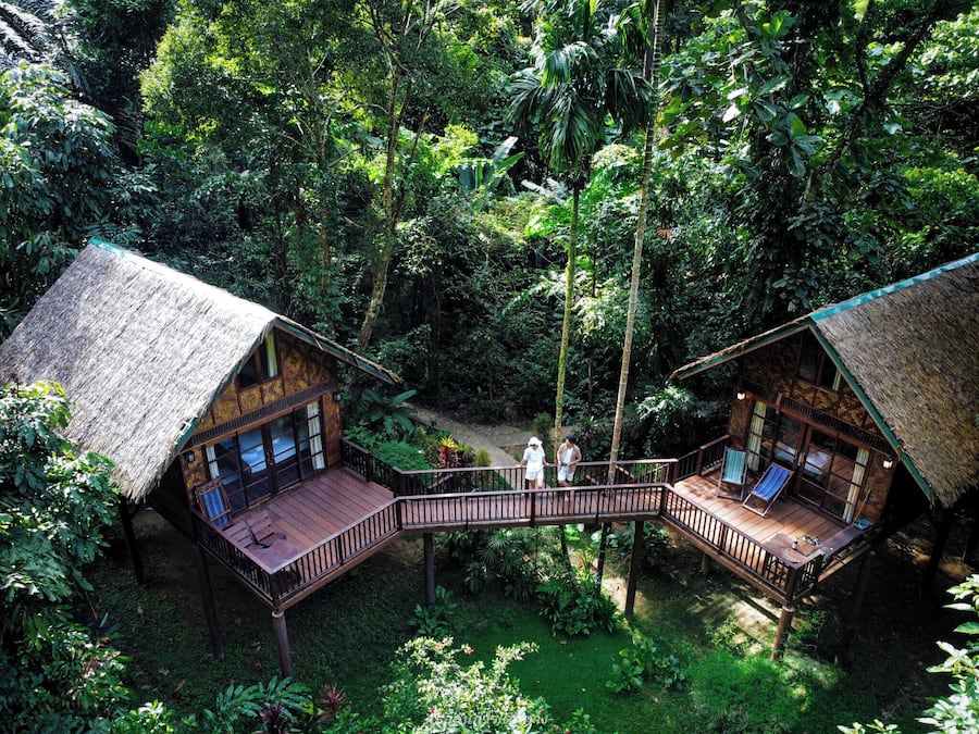 Trehytte (Loft) | Safe på rommet og sengetøy