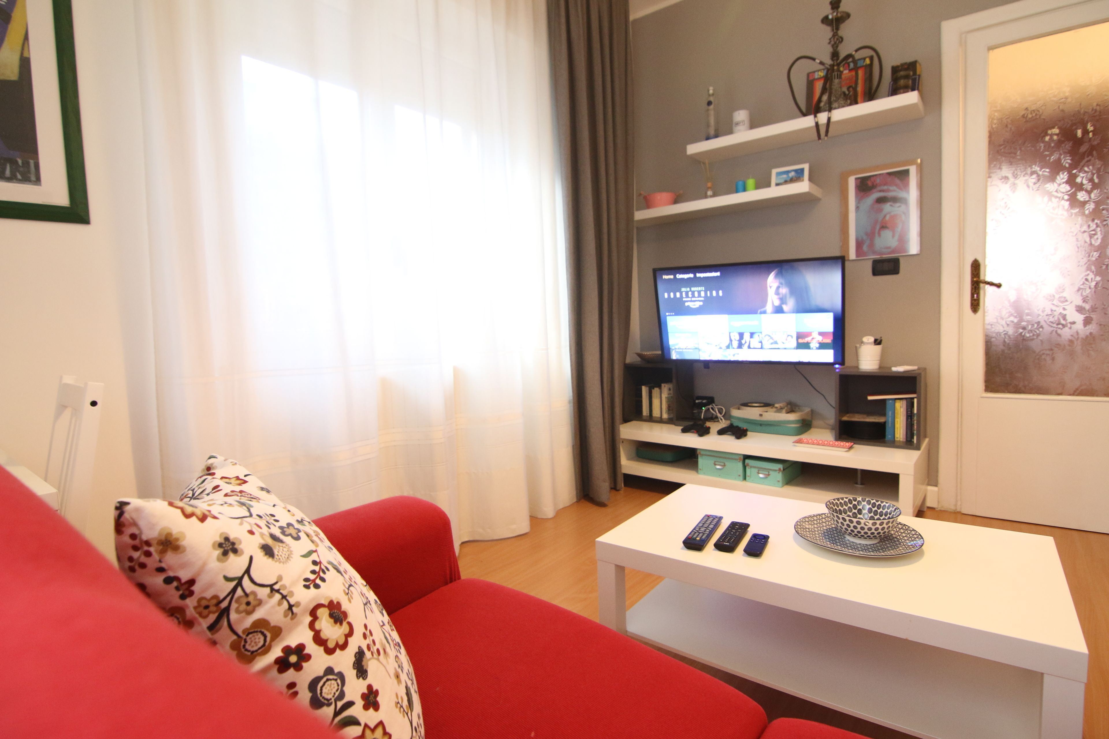 Deluxe-Apartment, 1 Queen-Bett, Raucher | Wohnbereich