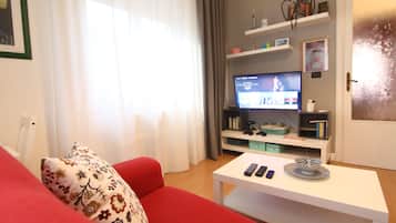 Deluxe-Apartment, 1 Queen-Bett, Raucher | Wohnbereich