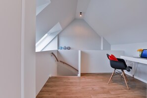 1 bedroom, desk, soundproofing, iron/ironing board