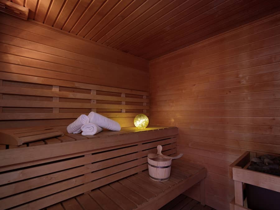 Sauna, massages