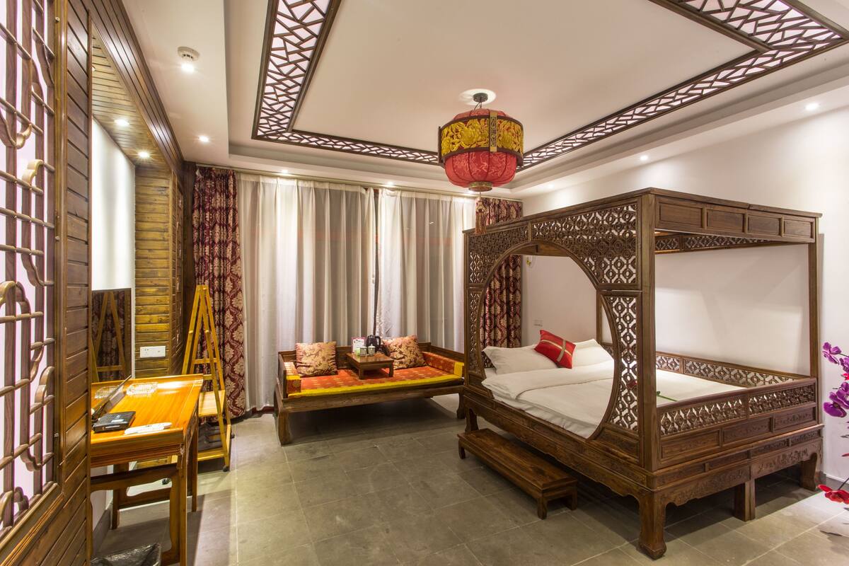 Traditionele tweepersoonskamer | 1 slaapkamer, verduisterende gordijnen, gratis wifi