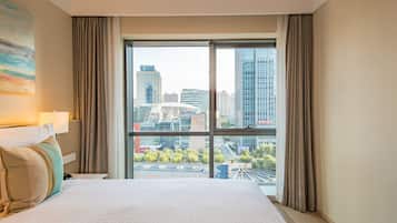 Two Bedrooms | 1 bedroom, in-room safe, blackout drapes, soundproofing