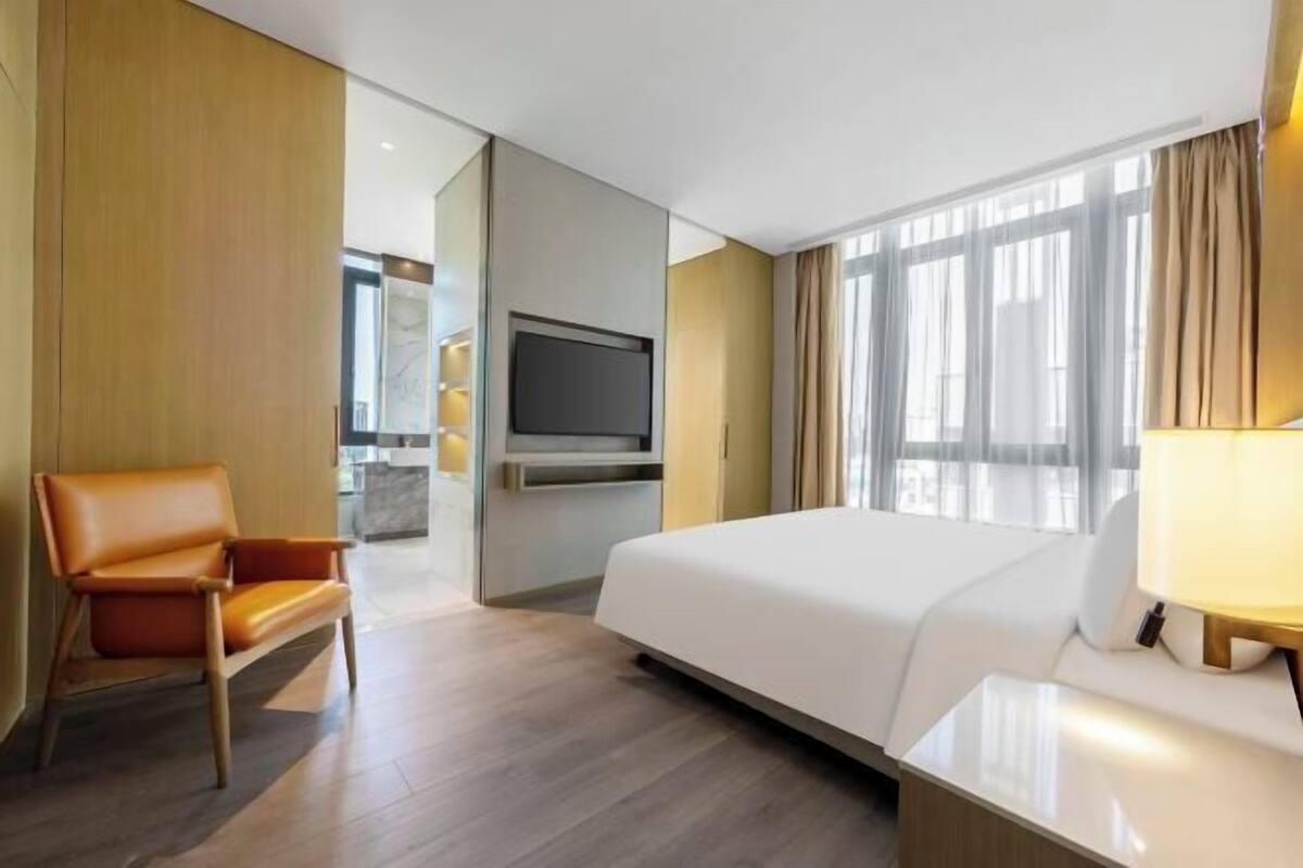 1 habitación, ropa de cama de alta calidad y insonorización