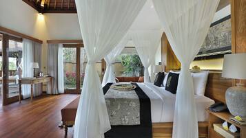Valley Pool Villa - with Heated Pool | Seprai katun Mesir, seprai premium, dan selimut bulu angsa