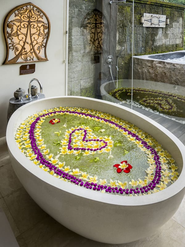 Premier Pool Villa - with Heated Pool | Bathroom | Separate tub and shower, deep soaking tub, rainfall showerhead