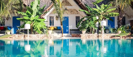 Bungalow with Front Pool View | View from room