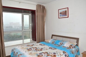 Suite, 2 Queen Beds | Desk, blackout drapes, free WiFi