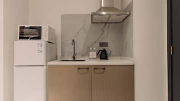 Quarto duplo panorâmico | Minirrefrigerador
