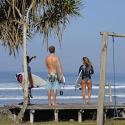 Accommodatie ligt op het strand