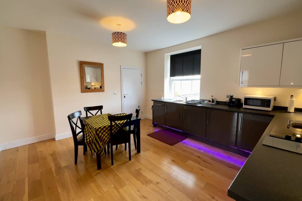 family penthouse | private kitchen | mini-fridge, coffee/tea maker, electric kettle