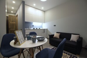 Studio, Beach View | Living area - Apartments Mega Palace (Batumi)