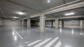Parking sans voiturier (15 EUR par nuit)