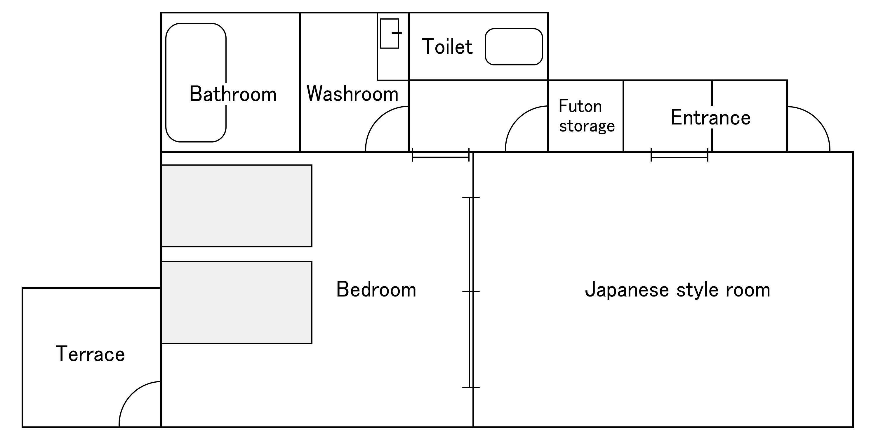 Phòng Suite Junior, không hút thuốc, hiên (Japanese Style, Private Toilet) | Két bảo mật tại phòng, truy cập Internet không dây miễn phí 
