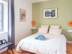 Premium bedding, individually decorated, individually furnished