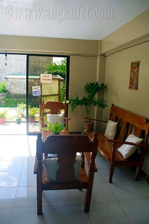 Sala de estar en el lobby