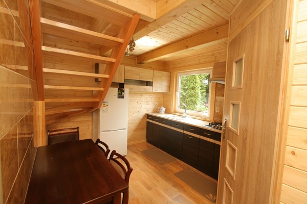 Cabin, 2 Bedrooms, Kitchenette | Dapur kecil peribadi | Peti sejuk, dapur, alat memasak/pinggan mangkuk/perkakas dapur