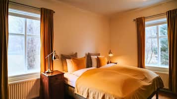 Double or Twin Room | Desk, blackout drapes, iron/ironing board, free cribs/infant beds