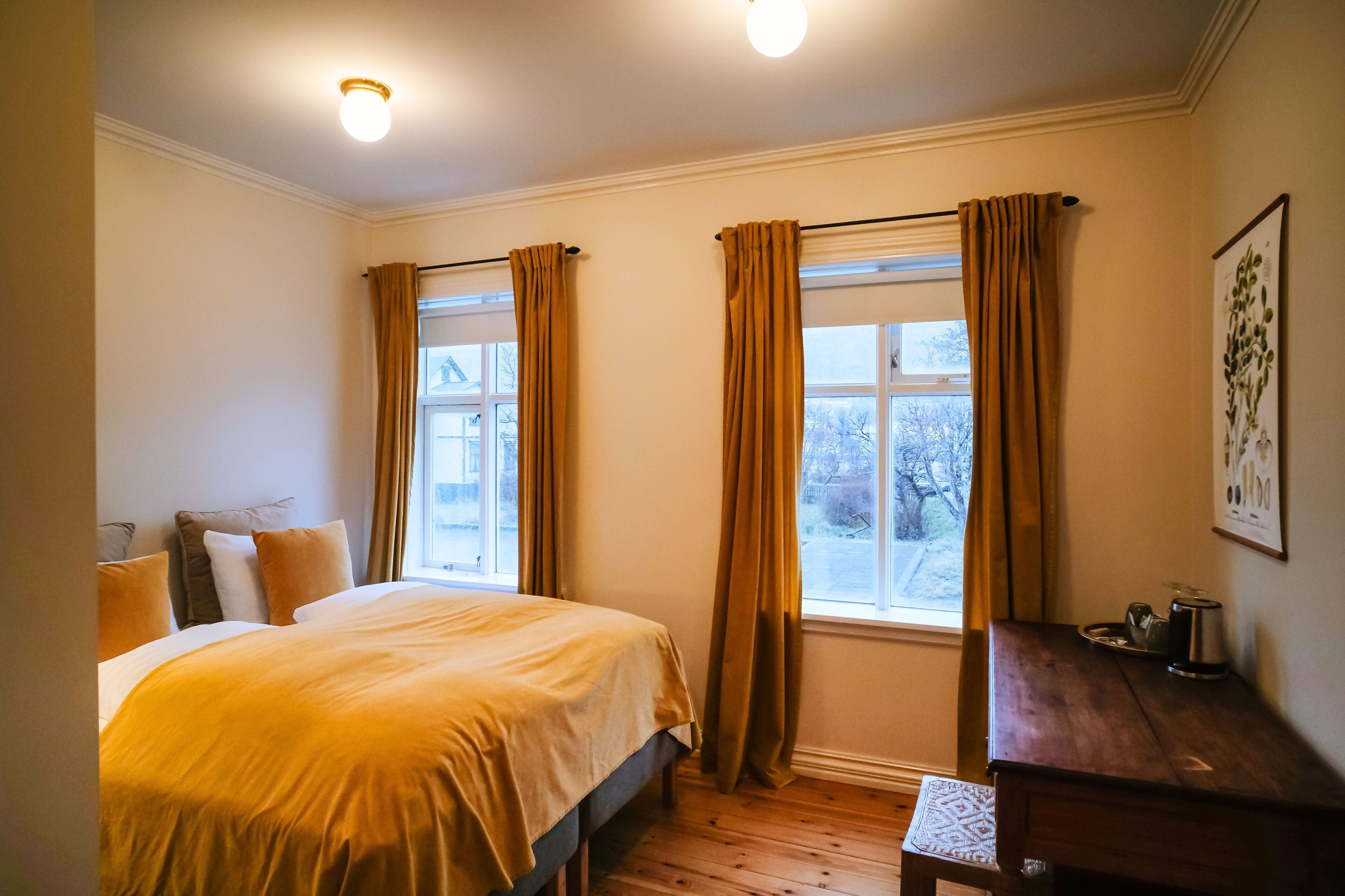 double or twin room | desk, blackout curtains, iron/ironing board, free cots/infant beds