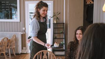 Daily buffet breakfast (EUR 15 per person)