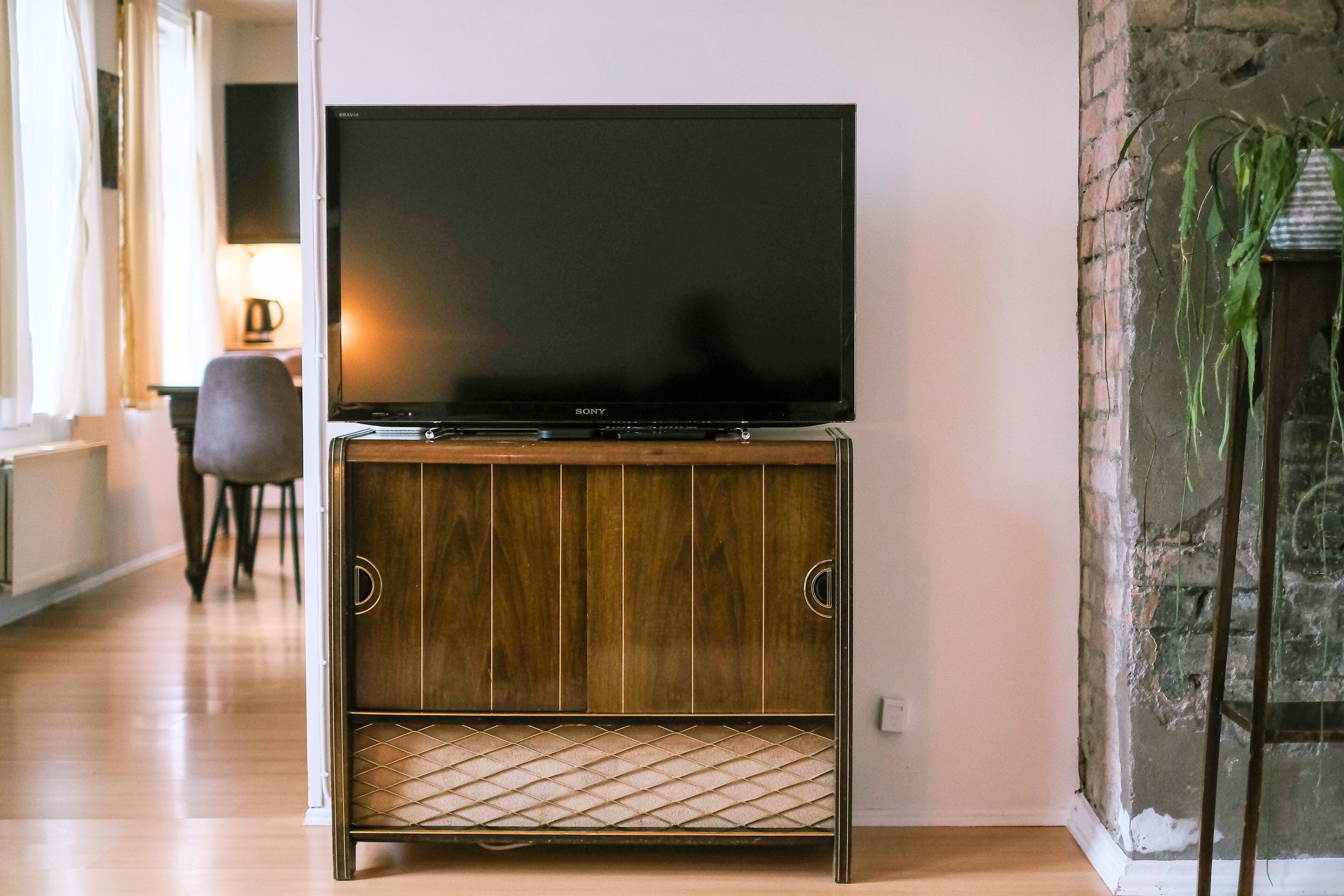 apartment, 2 bedrooms, ground floor | living area | tv