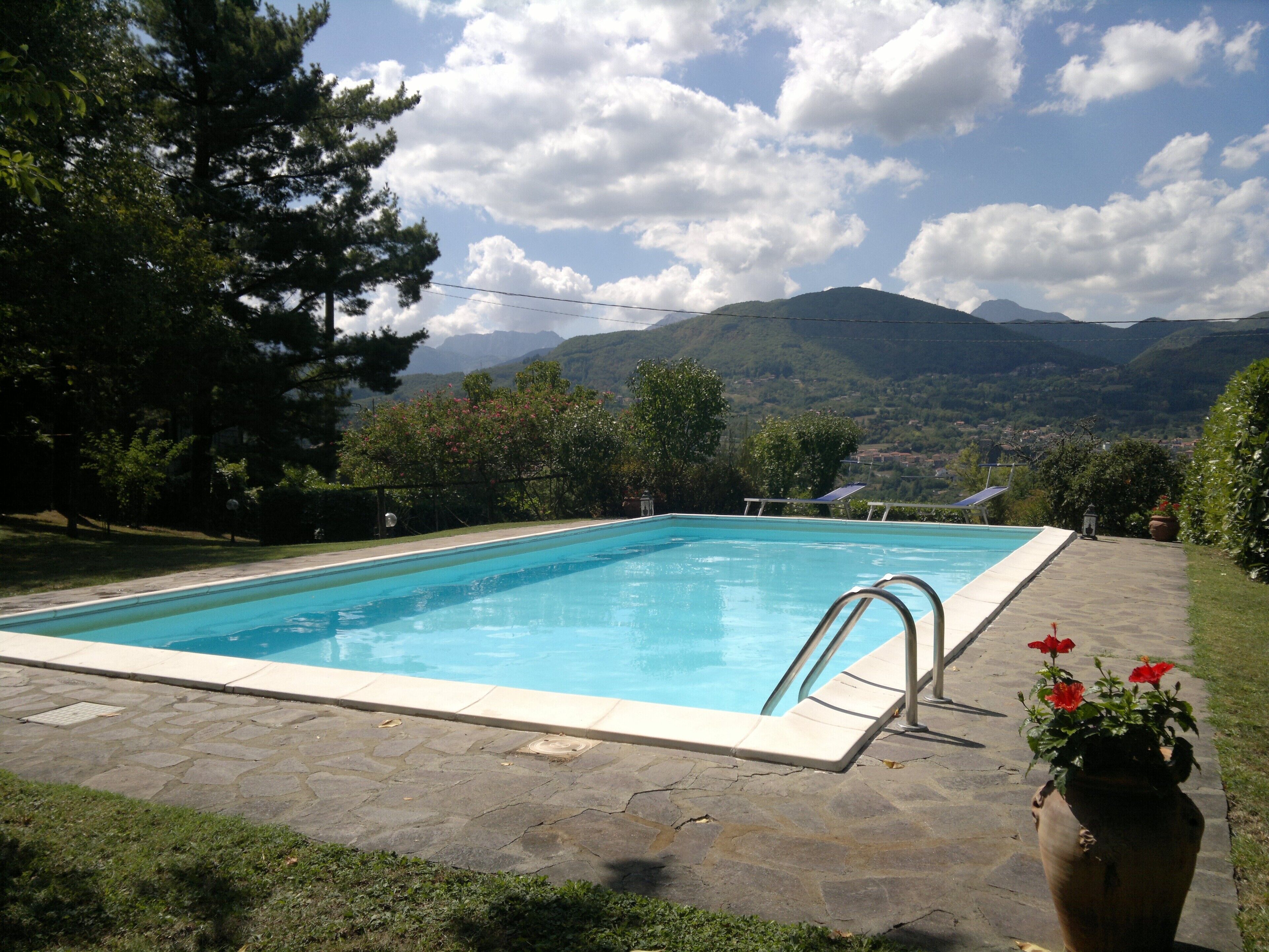 Large private pool 